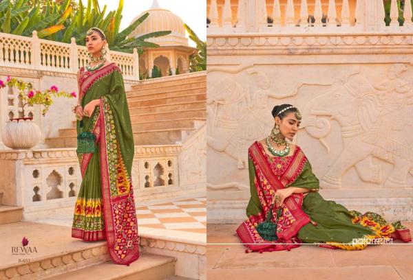 Rewaa Panetar R 646 Indian Traditional Wear Silk Saree Collection